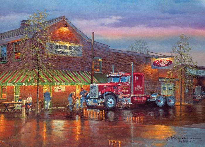Cobble Hill puzzle 1000 pieces: Red truck 80188