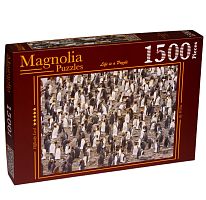 Magnolia Puzzle 1500 pieces: Colony of King Penguins