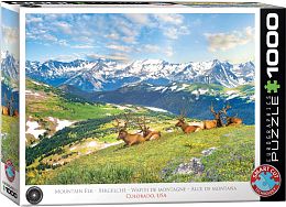 Eurographics 1000 pieces puzzle: Mountain Moose, Colorado. USA