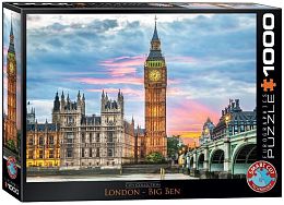 Eurographics 1000 pieces puzzle: London's big Ben