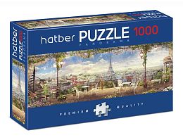 Hatber puzzle 1,000 pieces Paris vacation