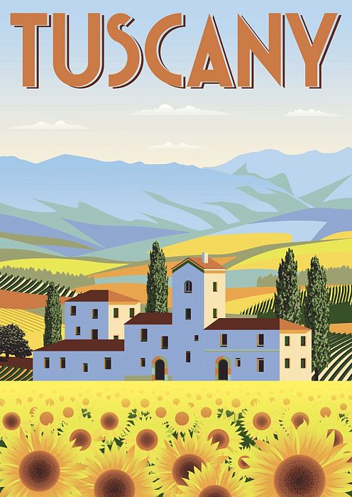 Freys 500-piece Puzzle: A Journey. Tuscany PZL-500/23