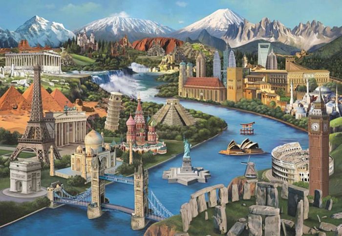 Anatolian jigsaw puzzle 2000 details: Popular attractions ANA.3941