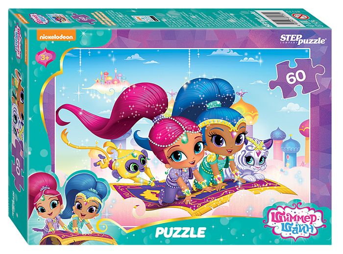 Puzzle Step 60 details: shimmer and Shine 81175
