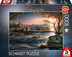 Schmidt 1000-piece puzzle: T.Redlin. Nature is protected