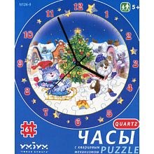 New Years fun. Clock Puzzle-Smart Paper (126-09)