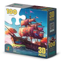 3D Jazzle Puzzle 100 pieces: Sailboat