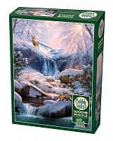 Cobble Hill 1000 Pieces Puzzle: Winter Waterfall