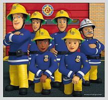 Trefl 10 in 1 Puzzle: Fireman Sam. Meet Sam's rescue team