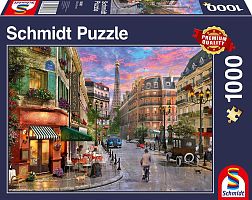 Schmidt puzzle 1000 pieces: the Road to the Eiffel tower