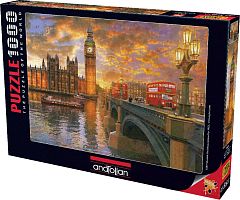 Anatolian jigsaw puzzle 1000 pieces: Westminster sunset