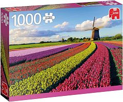 Jumbo 1000 Pieces Puzzle: Fields of Tulips