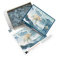 Cobble Hill Puzzle 500 pieces: A polar bear on the hunt