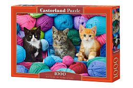 Castorland 1000 pieces puzzle: Kittens in a yarn store