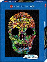 Puzzle Heye 1000 pieces: Crazy skull