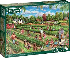 Falcon 1000 Puzzle Pieces: Strawberry Picking