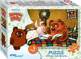 Set of 5 puzzles with 54 parts Step: Cartoon Characters - 1 (S/m)