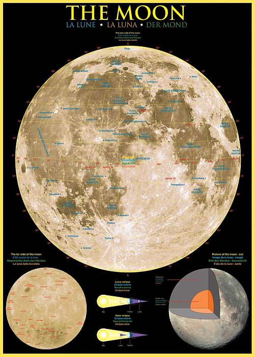 Eurographics 1000 pieces puzzle: The Moon 6000-1007