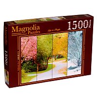 Magnolia Puzzle 1500 pieces: Four Seasons Tree