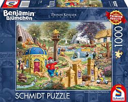 Schmidt 1000 Piece puzzle: KIDDINX. Benjamin Blumchen – The Zoo