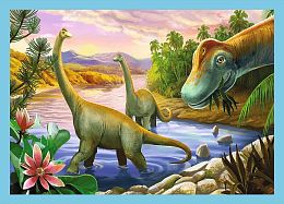 Trefl Puzzle 12#15#20#24 details: Dinosaurs