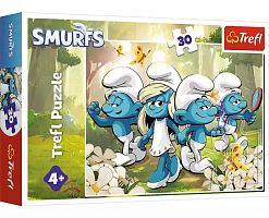 Trefl 30-Piece Puzzle: Adventures of the Smurfs