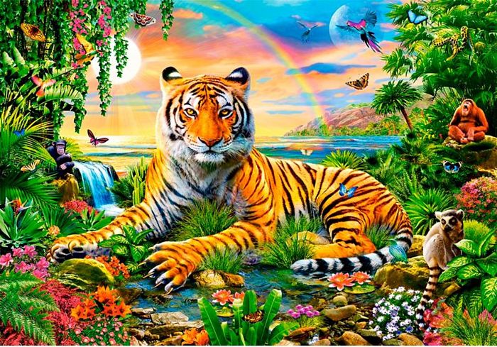 Puzzle Castorland 1000 pieces: king of the jungle C-103300
