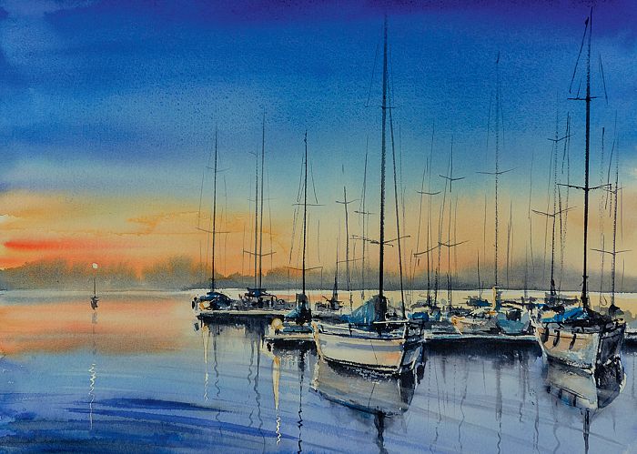 Freys 1500-piece puzzle: Yachts at Sunset PZL-1500/11