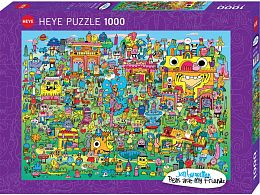 Heye 1000 Pieces Puzzle: Monster Town