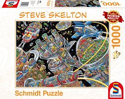 Schmidt 1000 Piece Puzzle: St. Skelton Space Colony