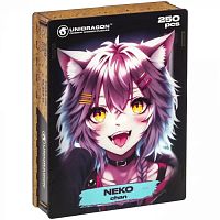 Wooden UNIDRAGON Puzzle 250 pieces: Neko Chan