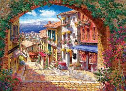 Cobble Hill 500 Pieces Puzzle: The Arch in Cagnes-Sur-Mer