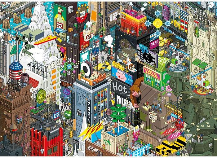 Puzzle Heye 1000 pieces: Quest in new York 29914