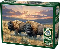 Cobble Hill 1000 Pieces Puzzle: Buffaloes on the Plain