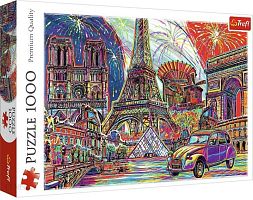 Puzzle Trefl 1000 pieces: Colors of Paris