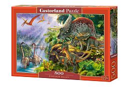 Castorland 500 pieces Puzzle: Valley of the Dinosaurs