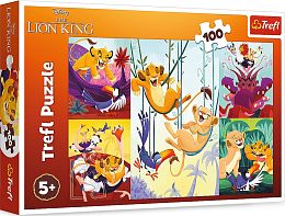 Trefl Puzzle 100 Pieces: The Brave Lion King