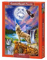 Puzzle Castorland 1500 details: Wolf night