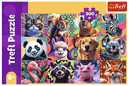 Trefl 300-piece Puzzle: Funny Animal Portraits