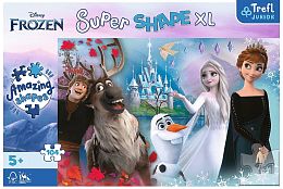 Trefl XL 104-piece Puzzle: In the World of Anna and Elsa