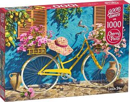 Cherry Pazzi Puzzle 1000 pieces: Yellow Bicycle