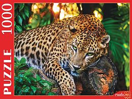 Puzzle Red Cat 1000 pieces: Noble Leopard