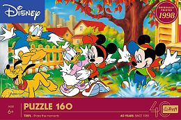 Trefl Puzzle 160 pieces: 40 years of Trefl - Fun in puddles, Mickey Mouse