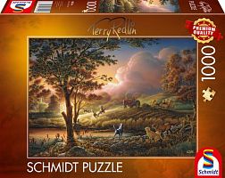 Schmidt 1000-piece puzzle: T.Redlin. Productive fields