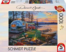 Schmidt 1000 Piece Puzzle: Bush. Paradise by the campfire