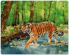 Wooden puzzle 100 pieces DaVICI: WWF Amur Tiger