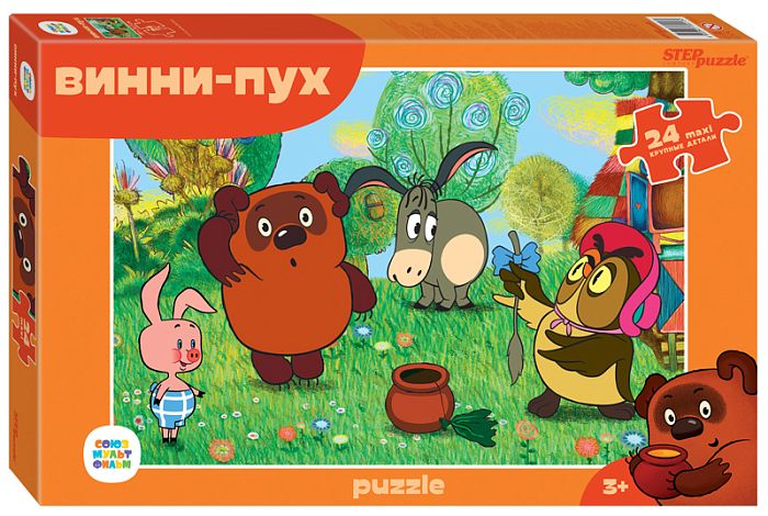 Puzzle Step puzzle 24 Maxi details: Winnie the Pooh (S/m) 70013
