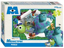 Step puzzle 35 pieces: Monsters