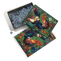 Cobble Hill 1000 Pieces Puzzle: Handsome Roosters