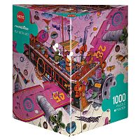 Puzzle Heye 1000 pieces: Flying on an airplane